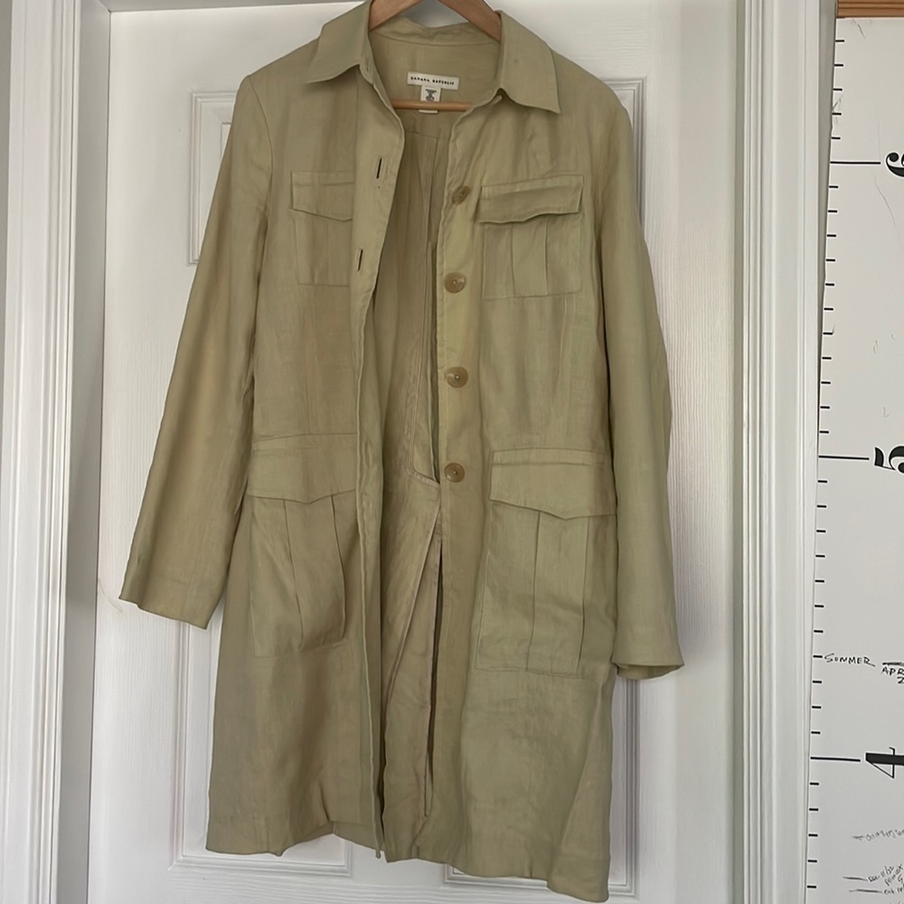 Banana republic linen blazer / jacket